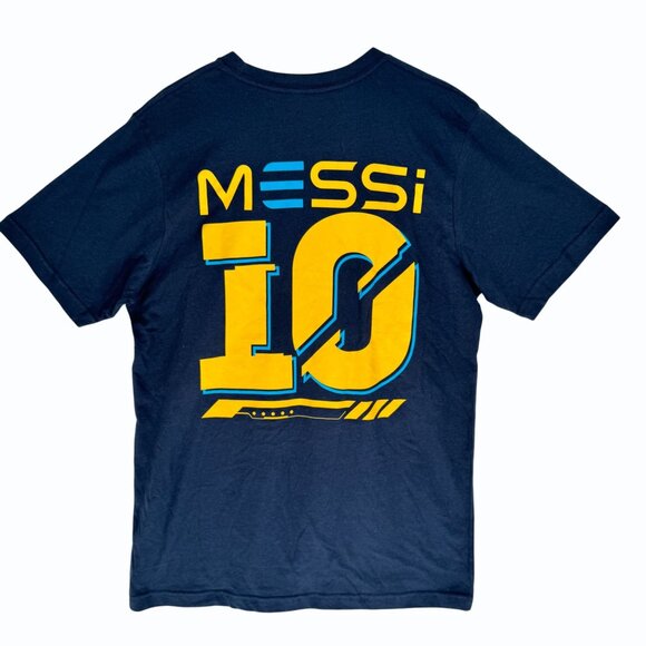 Hard Rock x Lionel Messi Live Greatness Graphic T Shirt Navy Size L - Picture 6 of 9